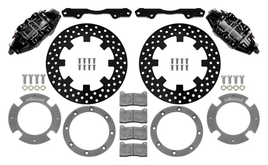 Wilwood 17-21 Can-Am X3RS Black 6-Piston Front Kit 11.25in - Drilled Rotors - Racecraft Industries