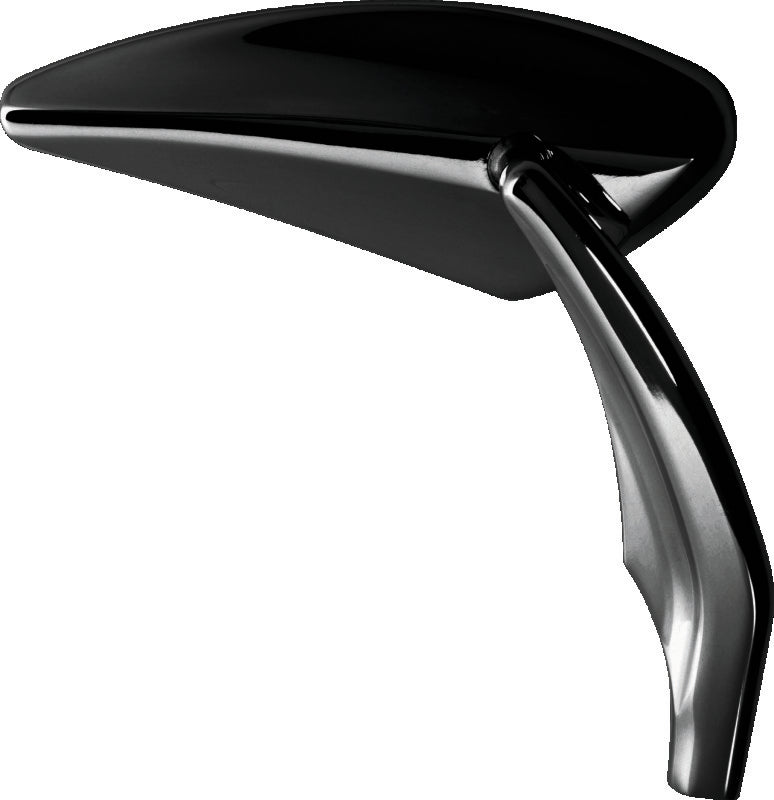 Performance Machine Mirror Assy Right Torque - Black Ano - Racecraft Industries