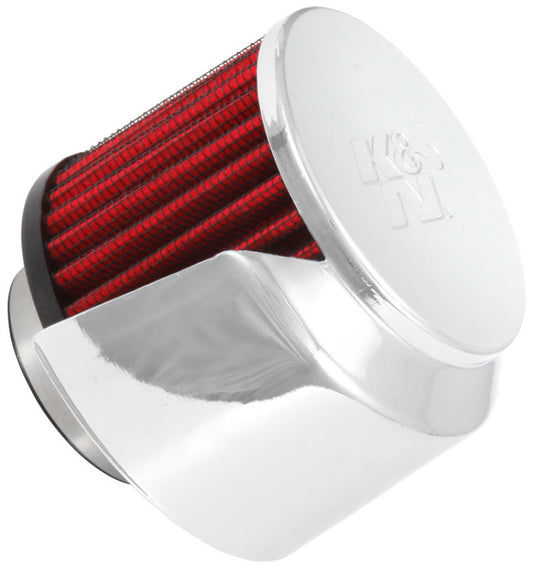 K&N 1.5in Flange ID x 3in OD x 2.5in Height Clamp On Crankcase Vent Filter - Racecraft Industries