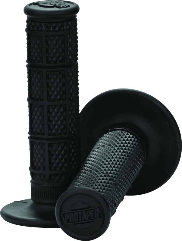 ProTaper 1/3 Waffle Grips - Black - Racecraft Industries