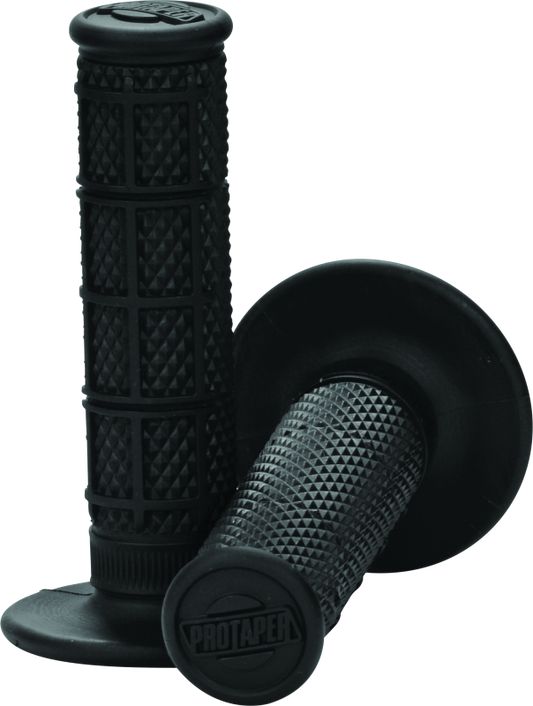 ProTaper 1/3 Waffle Grips - Black - Racecraft Industries