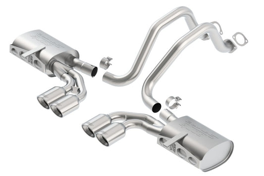 Borla 97-04 Chevrolet Corvette 5.7L 8cyl S-Type SS Catback Exhaust - Racecraft Industries