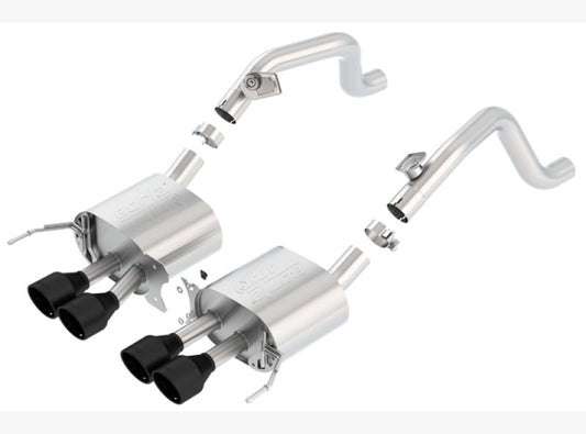 Borla 14-18 C7 Corvette Stingray Axle-Back ATAK Exhaust 2.75in To Muffler Dual 2.0in Out 4.25in Tip - Racecraft Industries
