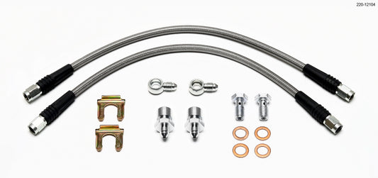 Wilwood Flexline Kit D52 Caliper 14in w/ Banjo 10mm -3/8-24 Chassis - Racecraft Industries
