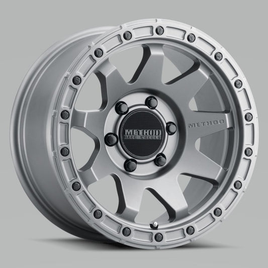 Method MR317 17x8.5 0mm Offset 6x135 87mm CB Matte Titanium Wheel - Racecraft Industries