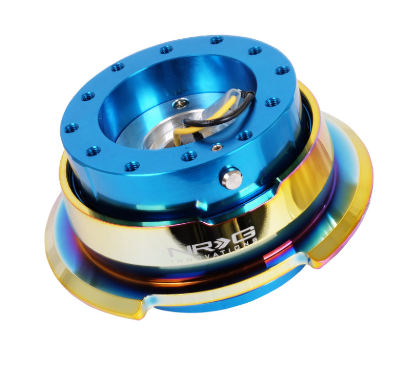 NRG Quick Release Gen 2.8 - Blue Body / Neochrome Ring - Racecraft Industries