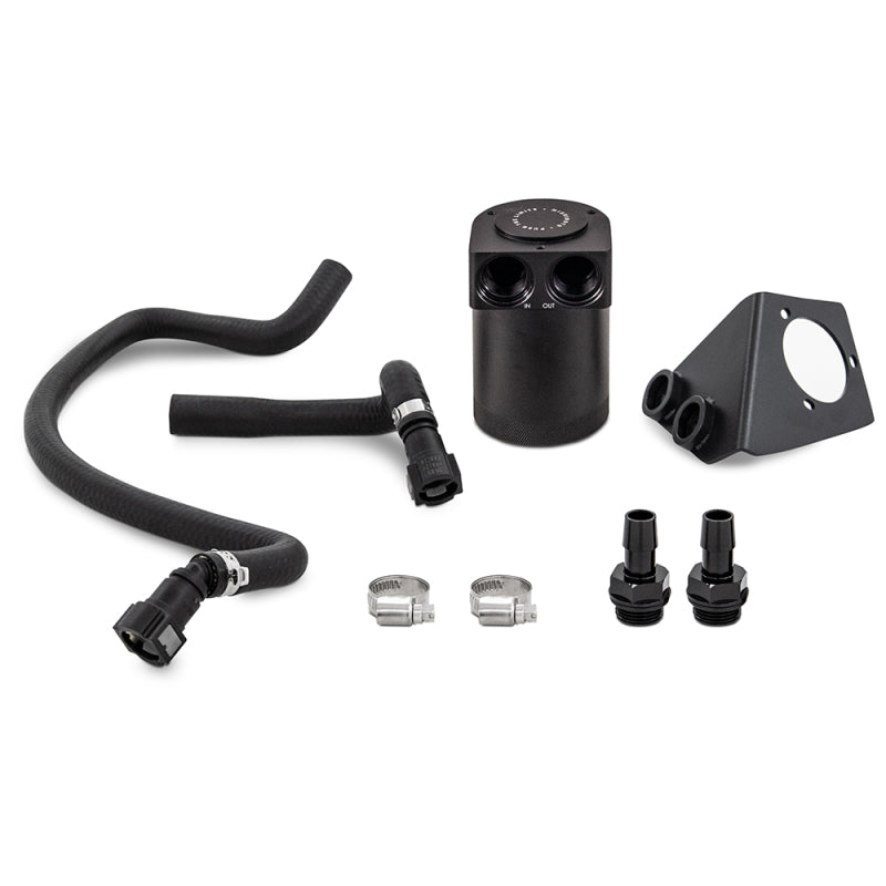 Mishimoto 2020+ Chevrolet Corvette C8 Baffled Oil Catch Can Kit (PCV Side) - Black - Racecraft Industries