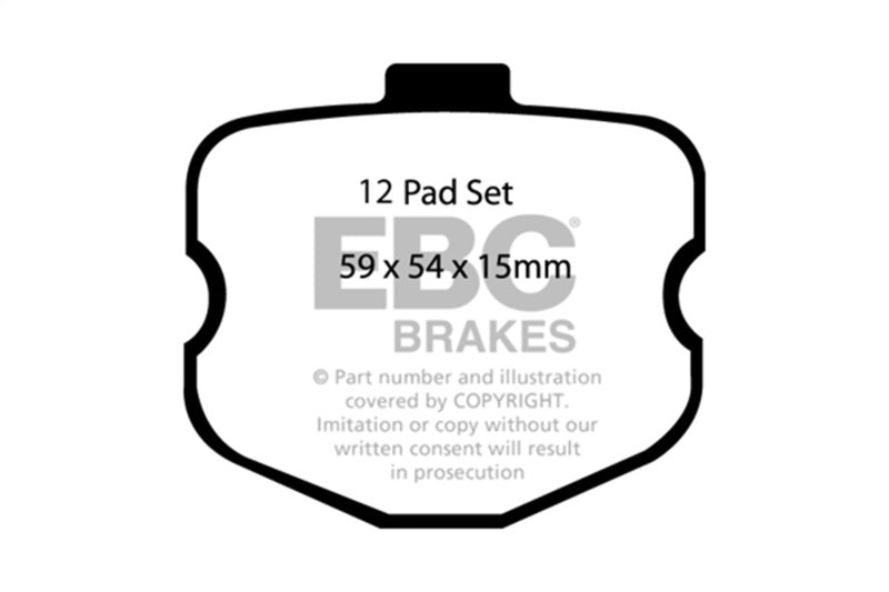 EBC 06-08 Chevrolet Corvette (C6) 7.0 (Z06) Bluestuff Front Brake Pads - Racecraft Industries