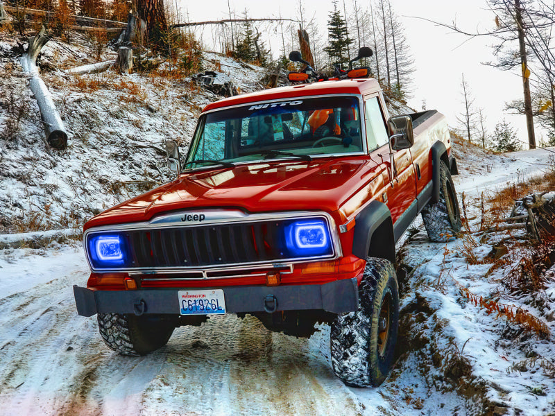 Oracle Pre-Installed Lights 7x6 IN. Sealed Beam - ColorSHIFT Halo SEE WARRANTY - Racecraft Industries