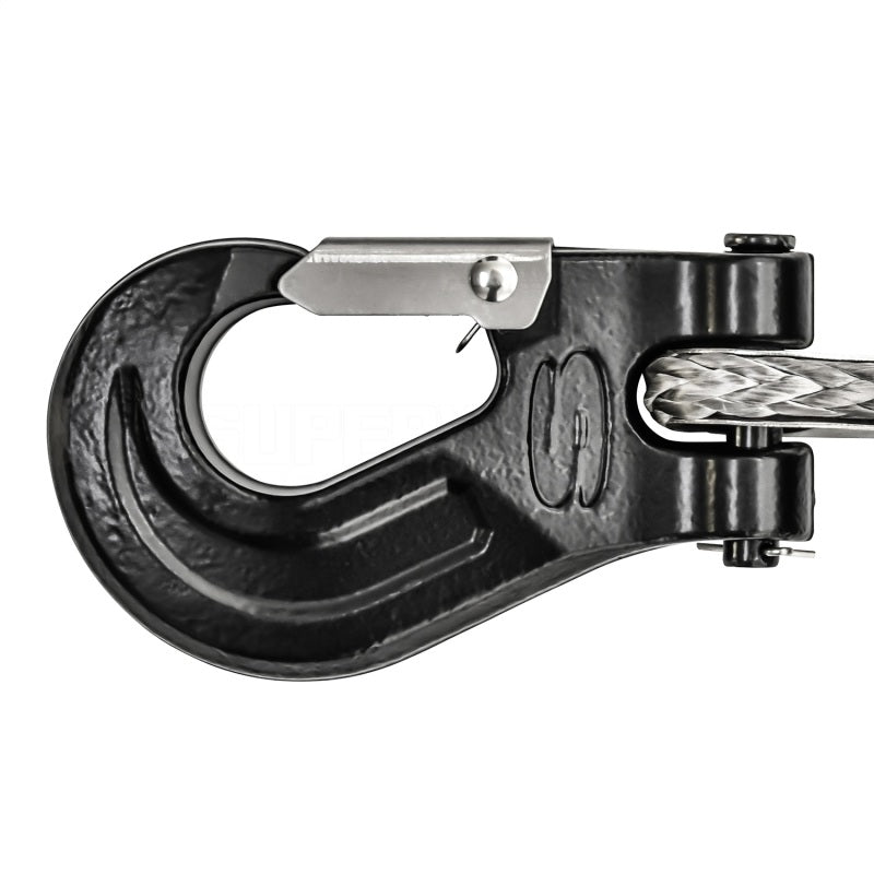 Superwinch 12000 LBS 12V DC 3/8in x 80ft Synthetic Rope SX 12000SR Winch - Graphite - Racecraft Industries