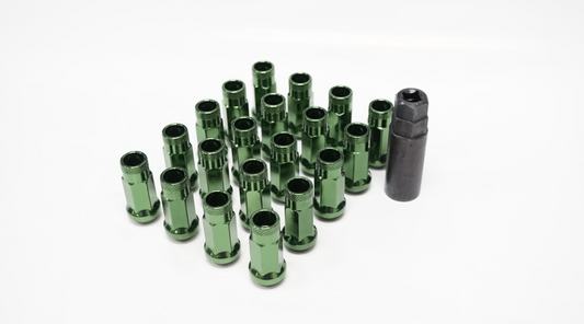 Wheel Mate 12x1.50 48mm Muteki SR48 Dark Green Open End Lug Nuts - Racecraft Industries