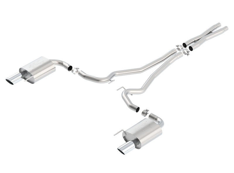Borla Atak S Cat-Back 15-17 Ford Mustang GT 5.0L V8 MT/AT 2.5in pipe 4in tip - Racecraft Industries