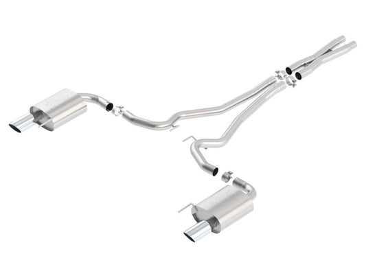 Borla Atak S Cat-Back 15-17 Ford Mustang GT 5.0L V8 MT/AT 2.5in pipe 4in tip - Racecraft Industries