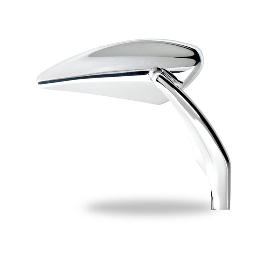 Performance Machine Mirror Assy Left Torque - Chrome - Racecraft Industries