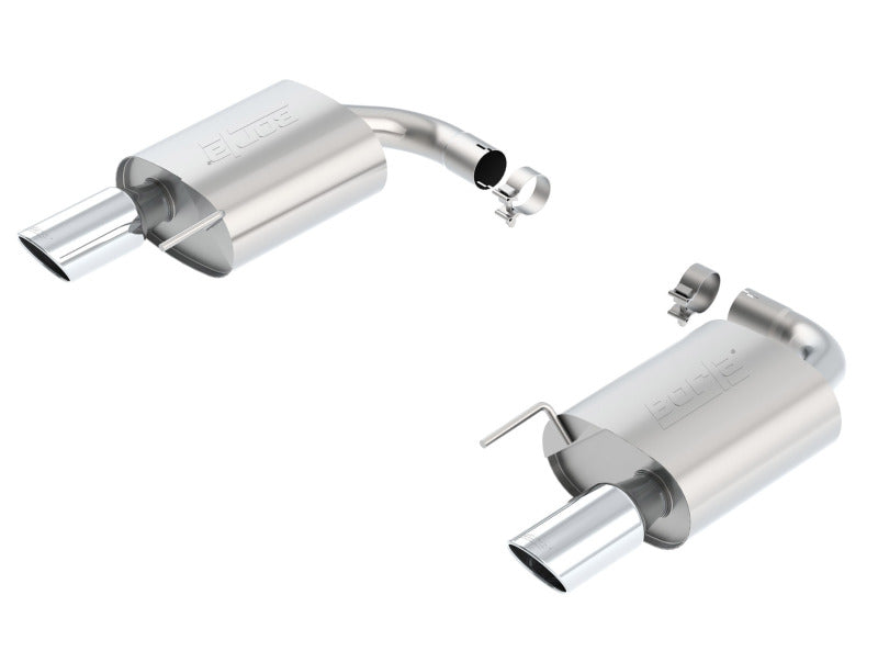 Borla S-Type Rear Section 15-17 Ford Mustang GT 5.0L V8 MT/AT 2.5in pipe 4in tip - Racecraft Industries