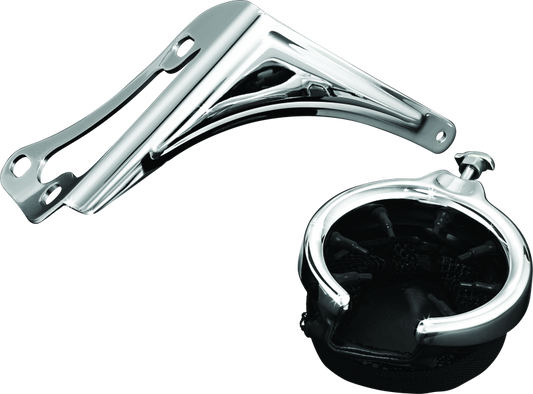 Kuryakyn Passenger Drink Holder With Basket 98-13 Touring Right Side Chrome - Racecraft Industries