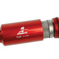 Aeromotive In-Line Filter - AN-10 size - 40 Micron SS Element - Red Anodize Finish - Racecraft Industries