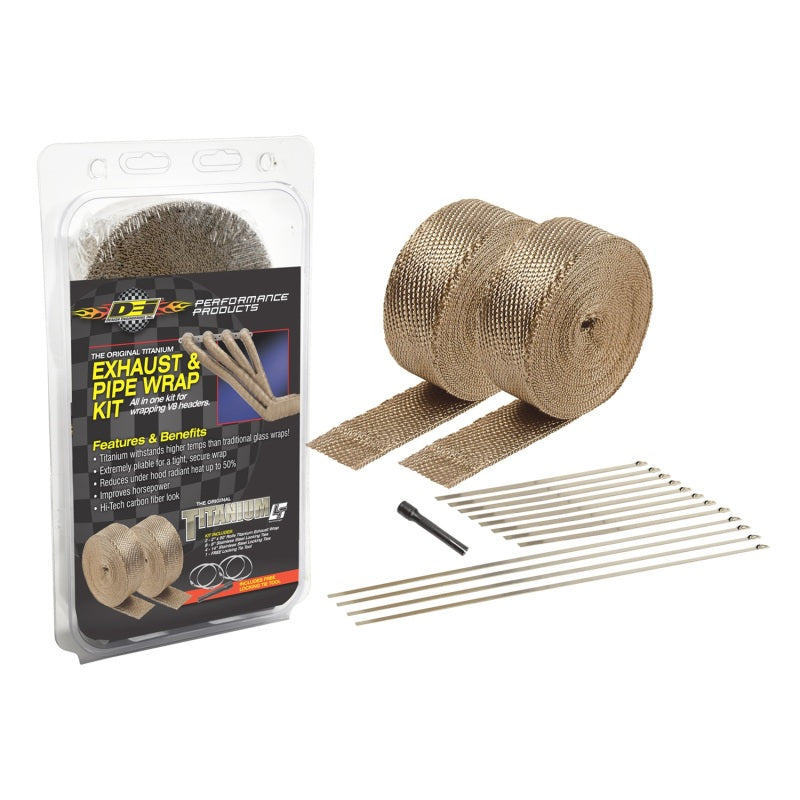 DEI Exhaust Wrap Kit - Titanium - Racecraft Industries
