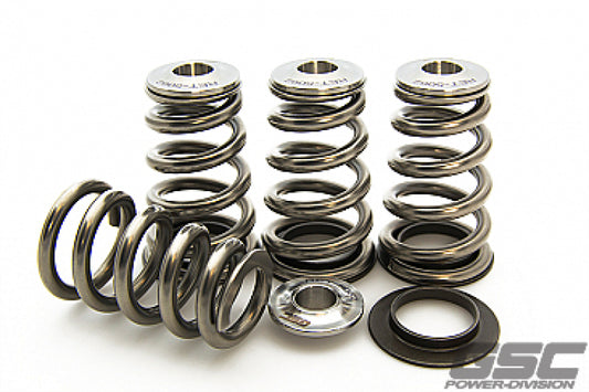 GSC P-D Mitsubishi 4G63T High Pressure Conical Valve Spring and Ti Retainer Kit - Racecraft Industries