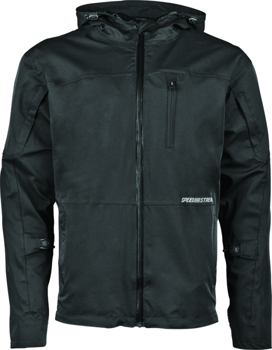 Speed and Strength Fame and Fortune Jacket Black - Large - Racecraft Industries