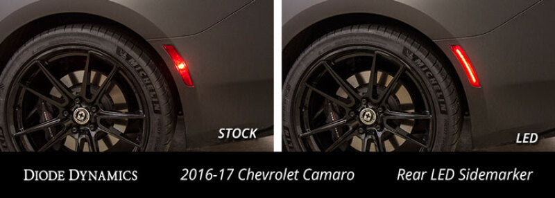 Diode Dynamics 16-21 Chevrolet Camaro LED Sidemarkers Smoked (set) - Racecraft Industries
