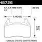 Hawk 2014 Chevrolet Corvette DTC-70 Front Brake Pads - Racecraft Industries