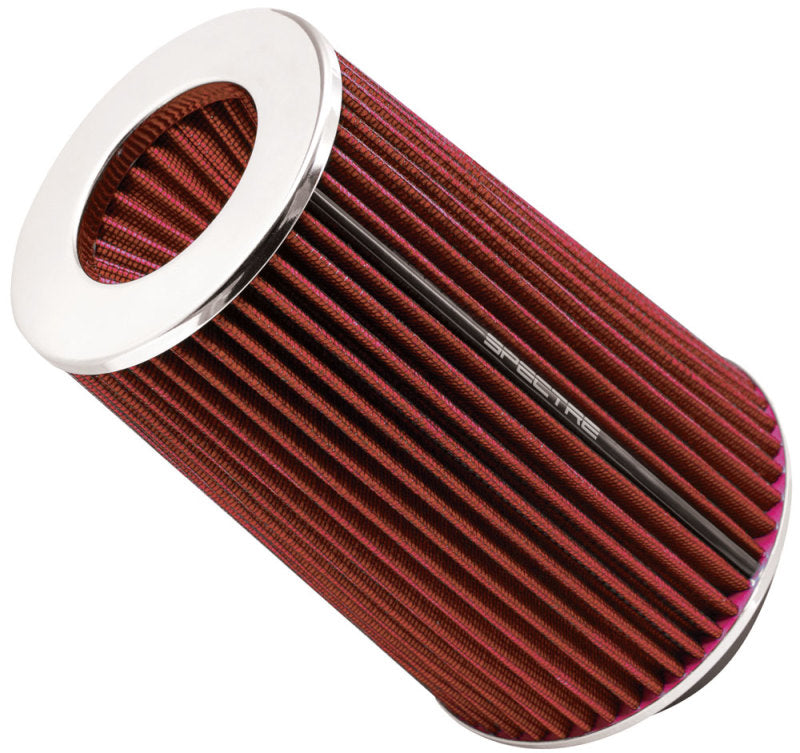 Spectre Adjustable Conical Air Filter 9-1/2in. Tall (Fits 3in. / 3-1/2in. / 4in. Tubes) - Red - Racecraft Industries