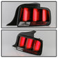 Spyder 05-09 Ford Mustang (Red Light Bar) LED Tail Lights - Black ALT-YD-FM05V3-RBLED-BK - Racecraft Industries