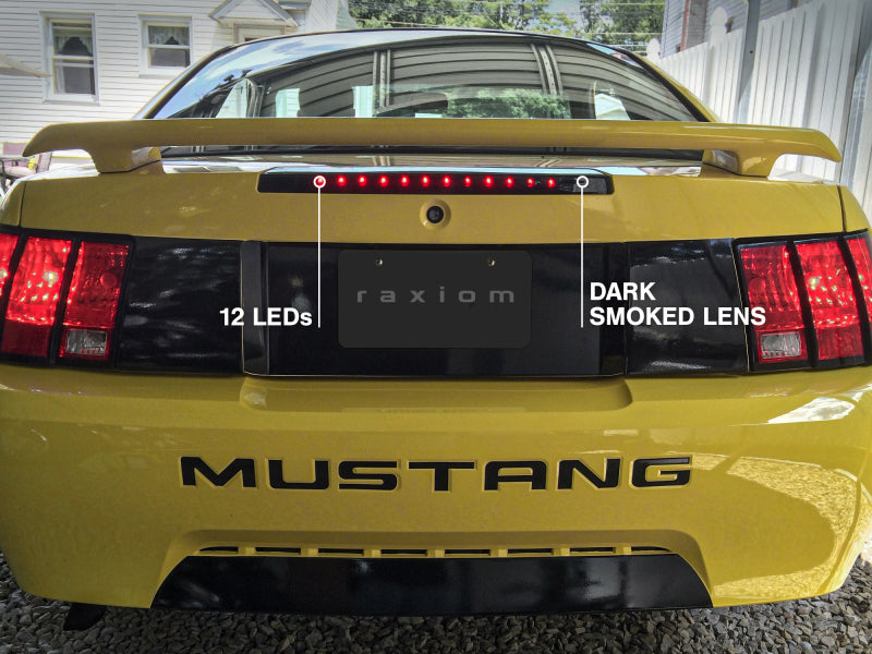 Raxiom 99-04 Ford Mustang Excluding 03-04 Cobra LED Third Brake Light (Smoked) - Racecraft Industries