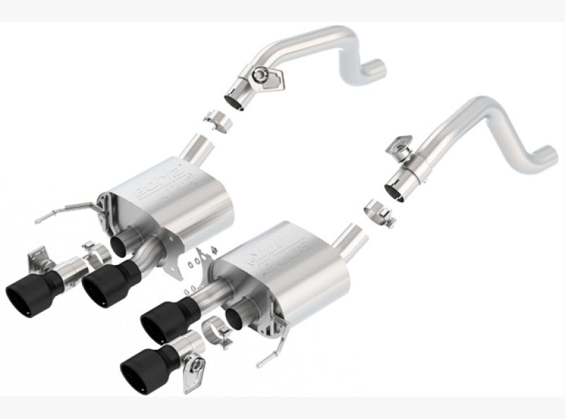 Borla 14-18 C7 Corvette Stingray Axle-Back ATAK Exhaust 2.75in To Muffler Dual 2.75in Out 4.25in Tip - Racecraft Industries