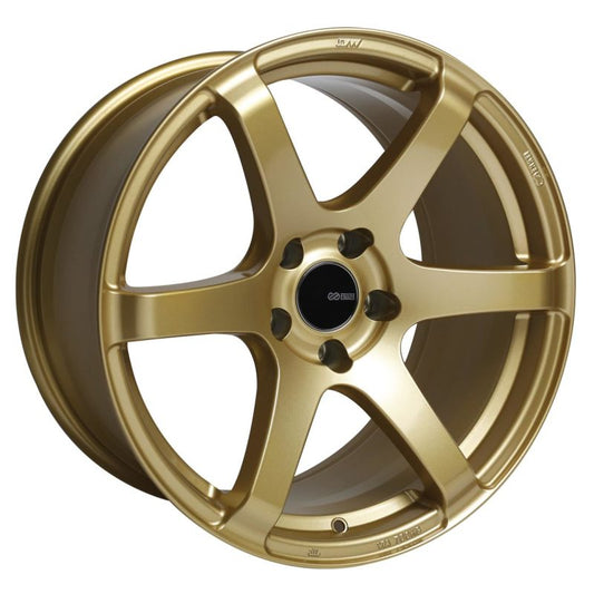Enkei T6S 17x8 45mm Offset 5x100 Bolt Pattern 72.6 Bore Gold Wheel - Racecraft Industries