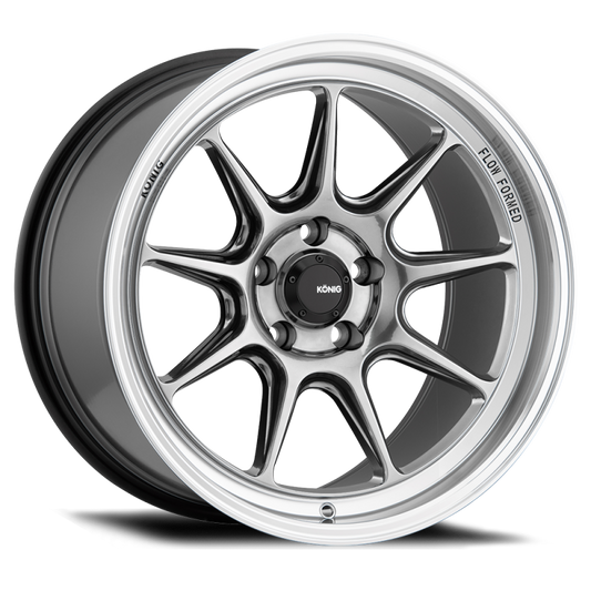 Konig Countergram 18x8.5 5x112 ET43 Hyper Chrome / Machined Lip - Racecraft Industries
