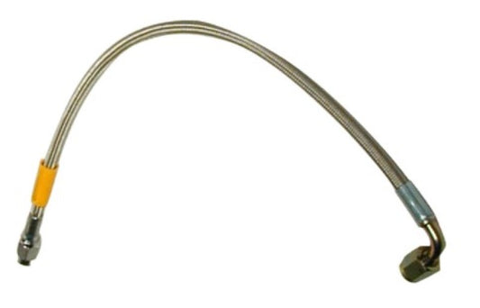 Wilwood Flexline Brake Line 18in OAL -3AN to -3AN Female 90 Degree - Racecraft Industries