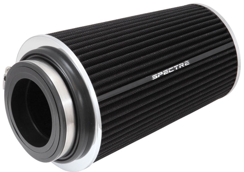 Spectre Adjustable Conical Air Filter 9-1/2in. Tall (Fits 3in. / 3-1/2in. / 4in. Tubes) - Black - Racecraft Industries