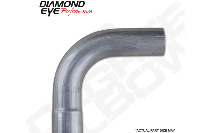 Diamond Eye ELBOW 5in 90-DEGREE 8in CLR SS - Racecraft Industries