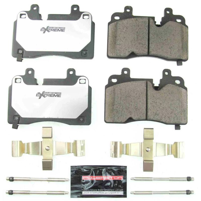 Power Stop 2020 Chevrolet Corvette Front Z26 Extreme Street Brake Pads w/Hardware - Racecraft Industries