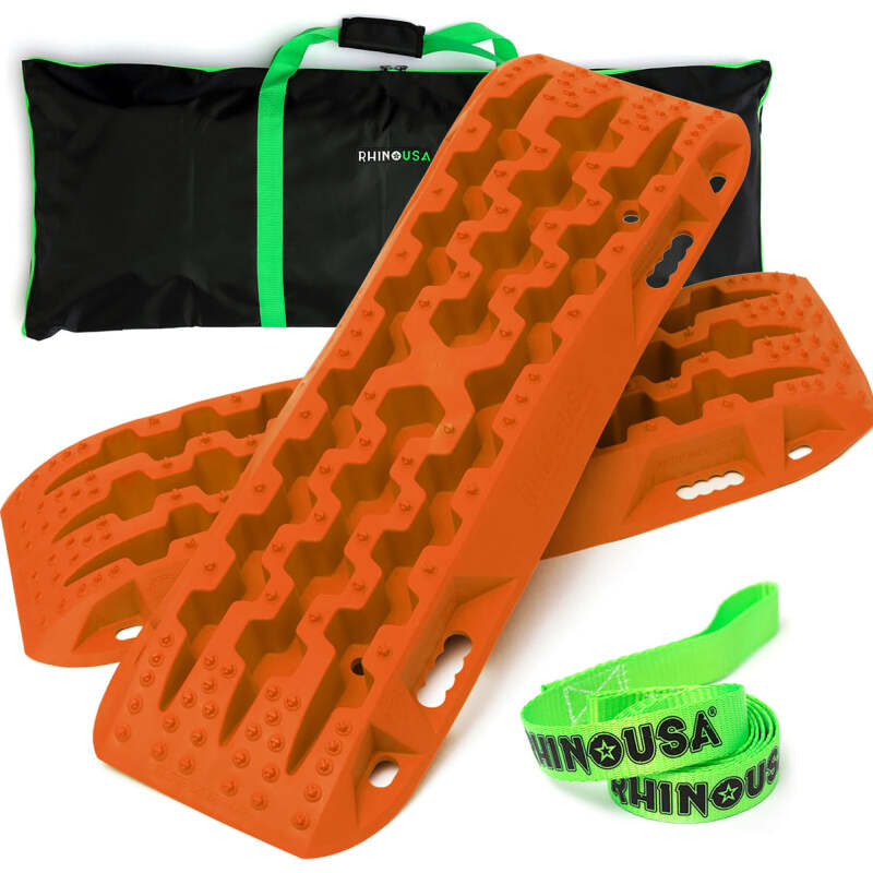 Rhino USA Recovery Traction Boards - Orange (Pair) - Racecraft Industries