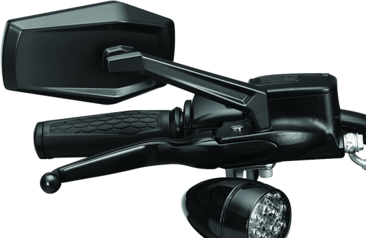 Kuryakyn Hex Mirrors Satin Black - Racecraft Industries