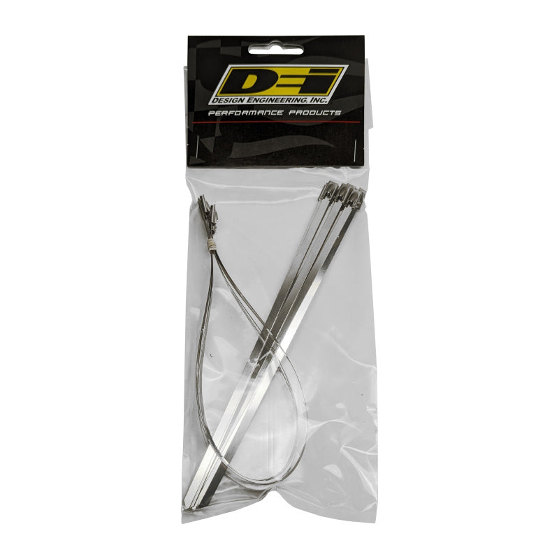 DEI Stainless Steel Locking Tie Eight 8in and Four 14in per pack - Racecraft Industries