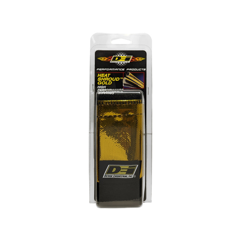 DEI Heat Shroud 1/2in to 1-1/4in I.D. x 3ft - Gold - Racecraft Industries