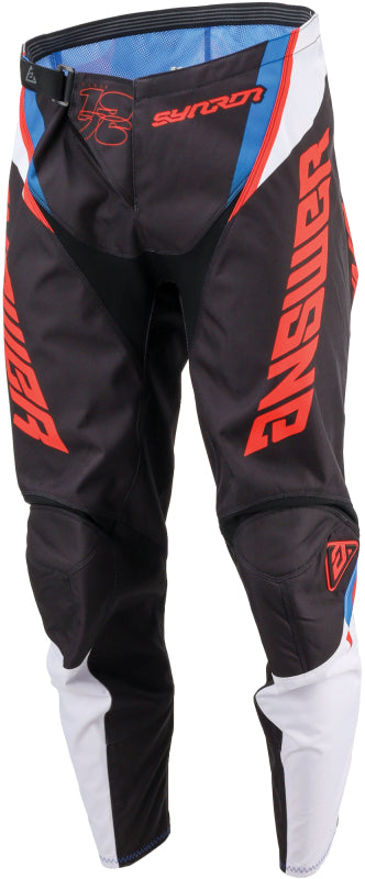 Answer 25 Syncron Envenom Pants Red/White/Blue Size - 32 - Racecraft Industries