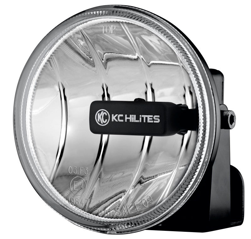 KC HiLiTES 4in. Gravity G4 LED Light 10w SAE/ECE Clear Fog Beam (Single) - Racecraft Industries