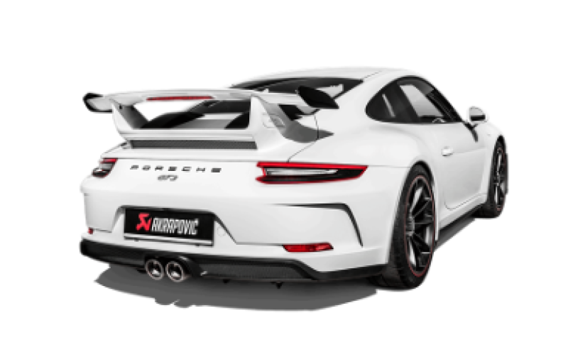 Akrapovic 2018 Porsche 911 GT3 (991.2) Slip-On Race Line (Titanium) w/o Tail Pipe Set - Racecraft Industries