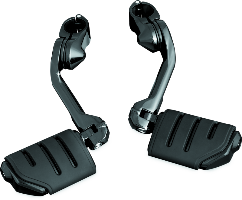 Kuryakyn Tour Tech Trident Dually 6in Back Arm With 1-1/4in Clamps Black - Racecraft Industries