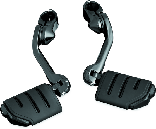 Kuryakyn Tour Tech Trident Dually 6in Back Arm With 1-1/4in Clamps Black - Racecraft Industries