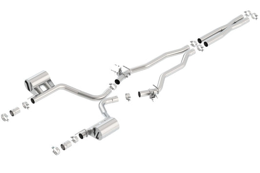 Borla 15-16 Dodge Charger SRT 392 6.4L No Tip Single Split Rear Exit ATAK w/ Valves Exhaust - Racecraft Industries