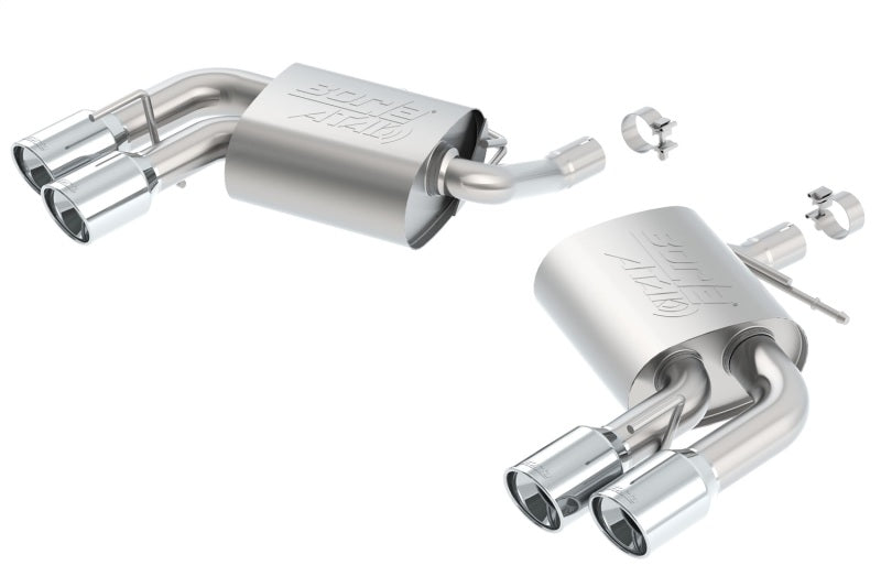 Borla 2016 Chevy Camaro V6 AT/MT ATAK Rear Section Exhaust w/o Dual Mode Valves - Racecraft Industries