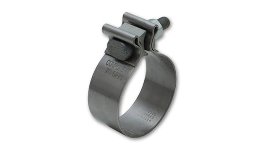 Vibrant SS Accuseal Exhaust Seal Clamp for 4in OD Tubing (1.25in wide band) - Racecraft Industries