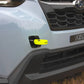 Perrin 2022 Subaru WRX / 18-21 Crosstrek / 14-21 Forester Tow Hook Kit (Front) - Neon Yellow - Racecraft Industries