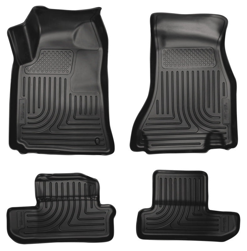 Husky Liners 08-12 Dodge Challenger WeatherBeater Combo Black Floor Liners - Racecraft Industries